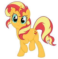 Size: 1856x1897 | Tagged: safe, artist:gmaplay, sunset shimmer, pony, unicorn, equestria girls, equestria girls series, forgotten friendship, g4, cute, female, shimmerbetes, simple background, solo, sunset shimmer day, transparent background, vector