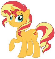 Size: 1982x2105 | Tagged: safe, artist:gmaplay, sunset shimmer, pony, unicorn, equestria girls, equestria girls specials, g4, my little pony equestria girls: mirror magic, cute, female, shimmerbetes, simple background, solo, sunset shimmer day, transparent background, vector