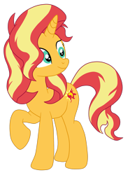 Size: 1813x2443 | Tagged: safe, artist:gmaplay, sunset shimmer, pony, unicorn, equestria girls, g4, cute, female, shimmerbetes, simple background, solo, sunset shimmer day, transparent background