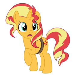 Size: 1900x1910 | Tagged: safe, artist:gmaplay, sunset shimmer, pony, unicorn, equestria girls, equestria girls specials, g4, my little pony equestria girls: mirror magic, cute, female, shimmerbetes, simple background, solo, sunset shimmer day, transparent background, vector