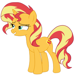 Size: 1985x2028 | Tagged: safe, artist:gmaplay, sunset shimmer, pony, unicorn, equestria girls, equestria girls specials, g4, my little pony equestria girls: better together, my little pony equestria girls: spring breakdown, cute, female, shimmerbetes, simple background, solo, sunset shimmer day, transparent background
