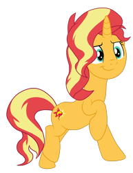Size: 1900x2461 | Tagged: safe, artist:gmaplay, sunset shimmer, pony, unicorn, equestria girls, equestria girls series, g4, spring breakdown, spoiler:eqg series (season 2), cute, female, shimmerbetes, simple background, solo, sunset shimmer day, transparent background, vector