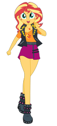 Size: 1900x4199 | Tagged: safe, artist:gmaplay, sunset shimmer, human, equestria girls, g4, cute, female, running, shimmerbetes, simple background, solo, sunset shimmer day, transparent background