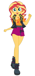 Size: 1900x4170 | Tagged: safe, artist:gmaplay, sunset shimmer, human, equestria girls, g4, cute, female, running, shimmerbetes, simple background, solo, sunset shimmer day, transparent background
