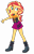 Size: 2900x4592 | Tagged: safe, artist:gmaplay, sunset shimmer, human, equestria girls, g4, cute, dancing, female, shimmerbetes, simple background, solo, sunset shimmer day, transparent background