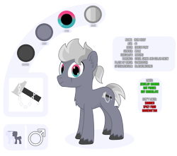 Size: 4213x3719 | Tagged: safe, artist:mrkm, oc, oc only, oc:iron hoof(mrkm), earth pony, pony, earth pony oc, full body, male, male symbol, reference sheet, scar, simple background, size comparison, smiling, solo, stallion, transparent background, unshorn fetlocks