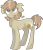 Size: 1220x1407 | Tagged: safe, artist:gallantserver, oc, oc only, oc:praline, earth pony, pony, concave belly, female, mare, offspring, parent:derpy hooves, parent:feather bangs, simple background, solo, transparent background