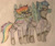 Size: 750x625 | Tagged: safe, artist:justcallmescaizor, rainbow dash, soarin', pegasus, pony, g4, female, male, mare, shadowbolts, ship:soarindash, shipping, stallion, straight, traditional art