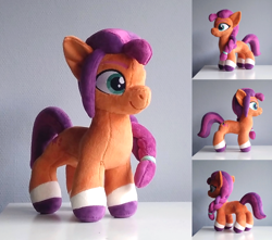 Size: 3278x2898 | Tagged: safe, artist:azdaracylius, sunny starscout, earth pony, pony, g5, high res, irl, photo, plushie, solo