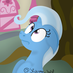 Size: 2000x2000 | Tagged: safe, artist:starry swirl, derpibooru exclusive, trixie, pony, unicorn, g4, female, high res, mare, solo