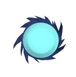 Size: 891x897 | Tagged: safe, artist:transparentjiggly64, princess ember, g4, 3d, ball, barbs, emball, rolling, simple background, solo, spin dash, transparent background