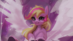 Size: 3840x2160 | Tagged: safe, artist:hierozaki, oc, oc only, pegasus, pony, high res, pegasus oc, solo