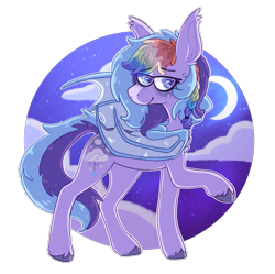 Size: 923x920 | Tagged: safe, artist:wytchwoods, oc, oc only, bat pony, pony, bat pony oc, solo