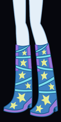 Size: 321x640 | Tagged: safe, trixie, human, equestria girls, g4, black background, boots, boots shot, clothes, denim, high heel boots, jeans, legs, pants, pictures of legs, shoes, simple background, solo
