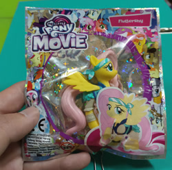 Size: 897x890 | Tagged: safe, artist:dingopatagonico, fluttershy, pegasus, pony, g4, my little pony: the movie, photo, solo, toy