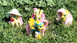 Size: 2556x1442 | Tagged: safe, artist:dingopatagonico, fluttershy, pegasus, pony, g4, female, irl, mare, photo, ponies in real life, toy