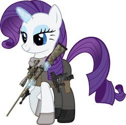 Size: 2607x2588 | Tagged: safe, artist:edy_january, edit, vector edit, rarity, pony, unicorn, g4, armor, beretta, beretta m9, body armor, boots, call of duty, call of duty: modern warfare 2, clothes, gloves, gun, handgun, high res, m24, m700, magic, military, military pony, pistol, rifle, shoes, simple background, sniper, sniper rifle, soldier, soldier pony, solo, special forces, steyr tmp, submachinegun, tactical, tactical vest, task forces 141, tmp, transparent background, vector, vest, weapon