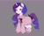 Size: 3145x2550 | Tagged: safe, artist:xxk1ttyl1tterxx, rarity, pony, unicorn, g4, alternate hairstyle, bow, clothes, female, gray background, high res, mare, ribbon, simple background, smiling, solo, sweater, sweater dress, tail, tail bow