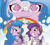 Size: 822x739 | Tagged: safe, edit, idw, izzy moonbow, pipp petals, pegasus, pony, unicorn, g5, official, spoiler:comic, spoiler:g5comic, spoiler:g5comic04, adorapipp, comic, cute, female, hungarian, izzybetes, mare, rainbow, speech bubble, staring contest, translation, translator:zsiguel