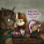 Size: 2300x2288 | Tagged: safe, artist:molars, oc, oc only, oc:dusty heartwood, oc:nitro express, oc:willow heartwood, deer, earth pony, pony, unicorn, ashes town, comic:is this thing good for raiders, fallout equestria, armor, blue eyes, boots, clothes, cloud, coat, complex background, gun, handgun, high res, jacket, one eye, panel, revolver, rifle, shoes, smoking, wasteland, weapon