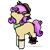 Size: 3000x3000 | Tagged: safe, artist:purple wingshade, part of a set, oc, oc only, oc:quickdraw, earth pony, pony, bandana, boots, bracelet, coat markings, commissioner:dhs, cowboy boots, cowboy hat, cute, hat, high res, jewelry, purple mane, shoes, simple background, small, socks (coat markings), solo, standing, transparent background, watermark, yellow coat