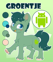 Size: 4303x5076 | Tagged: safe, artist:cutepencilcase, oc, oc only, earth pony, pony, gradient background, reference sheet, solo