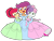 Size: 1024x768 | Tagged: safe, artist:rarity525, apple bloom, scootaloo, sweetie belle, human, equestria girls, g4, alternate hairstyle, clothes, cutie mark crusaders, dress, evening gloves, female, gloves, gown, group hug, hug, long gloves, simple background, smiling, transparent background, trio