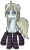 Size: 1560x2628 | Tagged: safe, artist:superderpybot, oc, oc only, oc:synthwave, pony, unicorn, /mlp/, 4chan, bags under eyes, blonde, blonde mane, blonde tail, butt, clothes, femboy, girly, large butt, looking at the camera, looking at you, male, neet, simple background, smiling, smirk, smug, socks, solo, stallion, standing, striped socks, tail, thighs, thunder thighs, transparent background, trap, wide hips