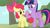 Size: 12000x6750 | Tagged: safe, artist:estories, artist:lilcinnamon, artist:sinkbon, apple bloom, applejack, twilight sparkle, alicorn, pony, g4, apple, apple tree, day, food, macro, micro, size difference, story included, tree