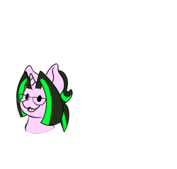Size: 2568x2460 | Tagged: safe, artist:noxi1_48, oc, oc only, pony, unicorn, daily dose of friends, bust, glasses, high res, open mouth, open smile, simple background, smiling, solo, transparent background