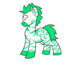 Size: 1024x1024 | Tagged: artist needed, safe, anonymous artist, oc, oc:anon zebra, zebra, /mlp/, anonymous, simple background, solo, zebra oc