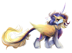 Size: 3021x2256 | Tagged: safe, artist:inspiredpixels, oc, oc only, oc:cosmos, alicorn, pony, alicorn oc, artificial wings, augmented, high res, horn, magic, magic wings, simple background, solo, transparent background, wings