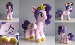 Size: 3467x2079 | Tagged: safe, artist:azdaracylius, pipp petals, pegasus, pony, g5, high res, irl, photo, plushie, solo