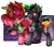 Size: 2467x2104 | Tagged: safe, artist:chvrchgrim, oc, oc only, oc:grand finale, oc:krypt, pegasus, pony, blaze (coat marking), camera, clothes, coat markings, collar, colored wings, facial markings, folded wings, hawaiian shirt, high res, male, multicolored hair, multicolored wings, pegasus oc, rainbow wings, raised hoof, shirt, simple background, socks (coat markings), stallion, transparent background, two toned wings, unshorn fetlocks, wing hands, wings