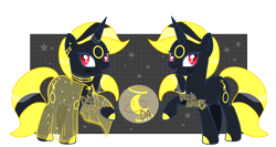 Size: 3328x1764 | Tagged: safe, artist:dixieadopts, oc, oc:dark moonlight, pony, unicorn, clothes, dress, female, mare, see-through, solo