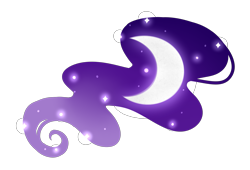 Size: 3137x2134 | Tagged: safe, artist:oniiponii, oc, oc only, crescent moon, cutie mark, cutie mark only, high res, moon, no pony, simple background, solo, transparent background