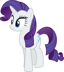 Size: 3000x3362 | Tagged: safe, artist:cloudy glow, rarity, pony, unicorn, canterlot boutique, g4, .ai available, female, high res, mare, simple background, smiling, solo, transparent background, vector
