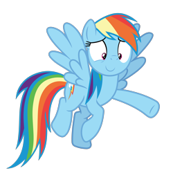 Size: 4500x4500 | Tagged: safe, artist:gypsykumquat, rainbow dash, pegasus, pony, g4, .svg available, absurd resolution, female, flying, inkscape, show accurate, simple background, smiling, solo, spread wings, svg, transparent background, vector, wings
