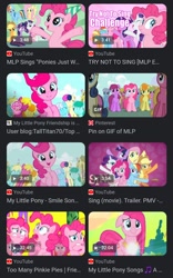 Size: 1080x1728 | Tagged: safe, edit, edited screencap, screencap, applejack, bon bon, carrot top, cherry berry, daisy, flower wishes, fluttershy, golden harvest, helia, linky, pinkie pie, rainbow dash, rarity, shoeshine, spring melody, sprinkle medley, sweetie drops, twilight sparkle, alicorn, earth pony, pegasus, pony, unicorn, g4, applejack's cutie mark, applejack's hat, background pony, cowboy hat, cute, diapinkes, hat, mane six, multeity, party hat, pinkamena diane pie, ponyville, starry eyes, too much pink energy is dangerous, wingding eyes