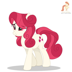 Size: 3000x3000 | Tagged: safe, artist:r4hucksake, oc, oc only, oc:strawberry spritz, earth pony, pony, female, high res, mare, simple background, solo, transparent background