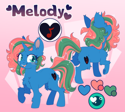 Size: 5527x4961 | Tagged: safe, artist:cutepencilcase, oc, oc only, oc:melody, pony, unicorn, horn, reference sheet, solo, unicorn oc