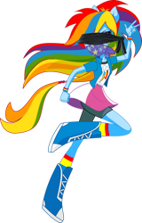 Size: 2550x3990 | Tagged: safe, artist:will290590, edit, rainbow dash, human, equestria girls, g4, 1000 years in photoshop, blindfold, female, gag, high res, looking at you, simple background, solo, transparent background, vector