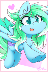 Size: 3600x5400 | Tagged: safe, artist:dshou, oc, oc only, oc:amaranthine sky, pegasus, pony, :3, abstract background, absurd resolution, chest fluff, cute, eye clipping through hair, female, happy, heart, jumping, mare, open mouth, solo