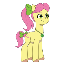 Size: 1200x1200 | Tagged: safe, artist:prixy05, posey bloom, earth pony, pony, g5, my little pony: tell your tale, ponytail, simple background, solo, transparent background, vector