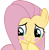 Size: 4000x4102 | Tagged: safe, artist:mio94, fluttershy, pegasus, pony, g4, keep calm and flutter on, my little pony: friendship is magic, blushing, bust, cute, female, hoof on chin, mare, shyabetes, simple background, solo, transparent background, vector