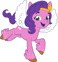 Size: 3049x3276 | Tagged: safe, pipp petals, pegasus, pony, g5, my little pony: a new generation, official, .svg available, 2d, female, high res, mare, simple background, solo, stock vector, svg, transparent background, vector