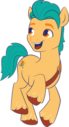 Size: 2297x4192 | Tagged: safe, hitch trailblazer, earth pony, pony, g5, my little pony: a new generation, official, .svg available, 2d, high res, male, simple background, solo, stallion, stock vector, svg, transparent background, vector