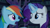 Size: 1920x1080 | Tagged: safe, screencap, rainbow dash, rarity, pegasus, pony, unicorn, g4, scare master, library, twilight's castle, twilight's castle library