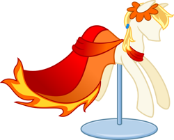 Size: 1024x823 | Tagged: safe, artist:demonreapergirl, artist:pudgieadopts, clothes, dress, mannequin, no pony, orange dress, red dress, simple background, transparent background, vector