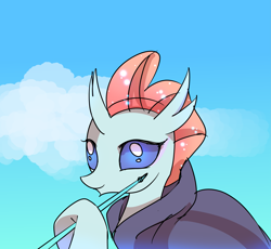 Size: 2567x2365 | Tagged: artist needed, safe, ocellus, changedling, changeling, g4, clothes, female, high res, solo